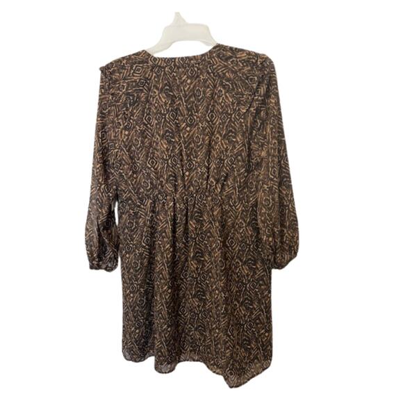 Beach Lunch Lounge Dress Size Large Brown Dress NWT - Picture 7 of 10